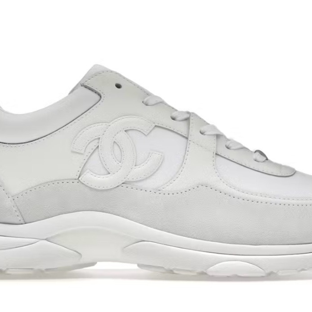 CHANEL White Women's Sneakers